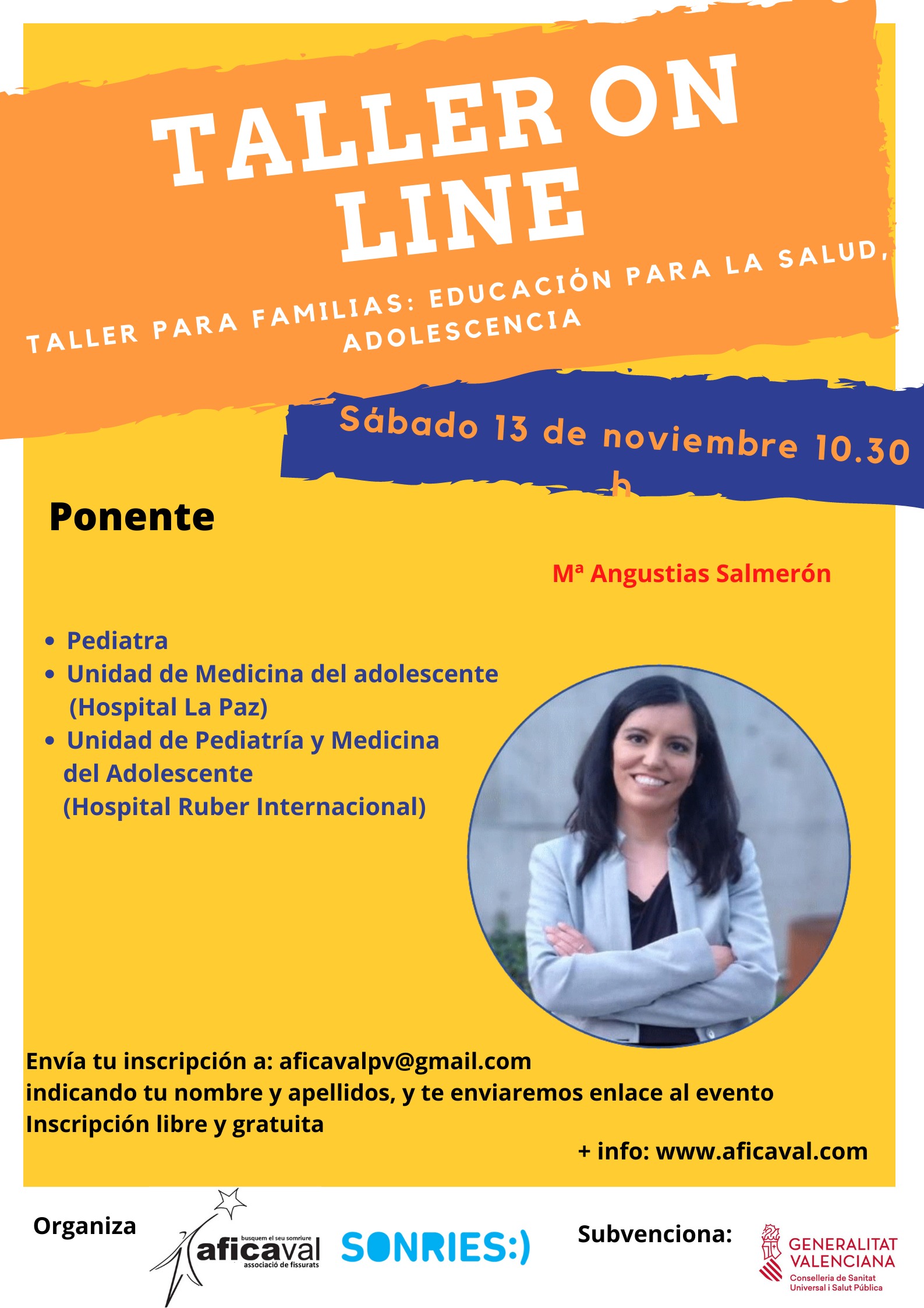 TALLER ON LINE SOBRE ADOLESCENCIA