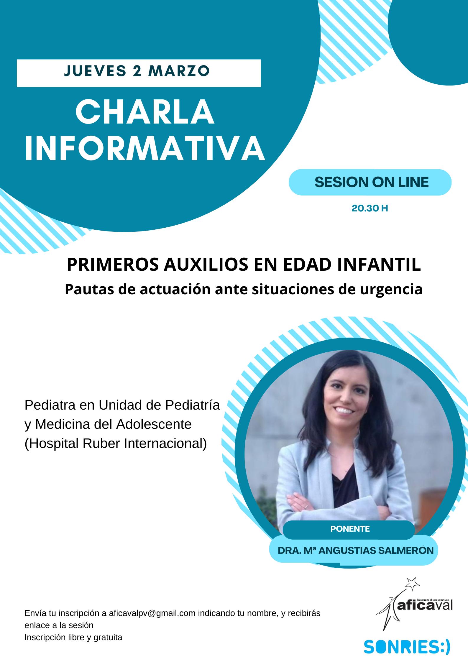 CHARLA PRIMEROS AUXILIOS